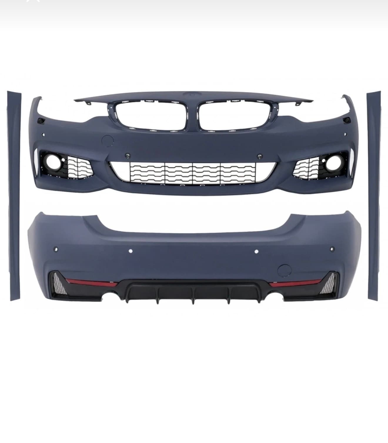 Pachet Exterior Complet compatibil cu BMW Seria 4 F36 Gran Coupe (2013-2019) M-Sport Design